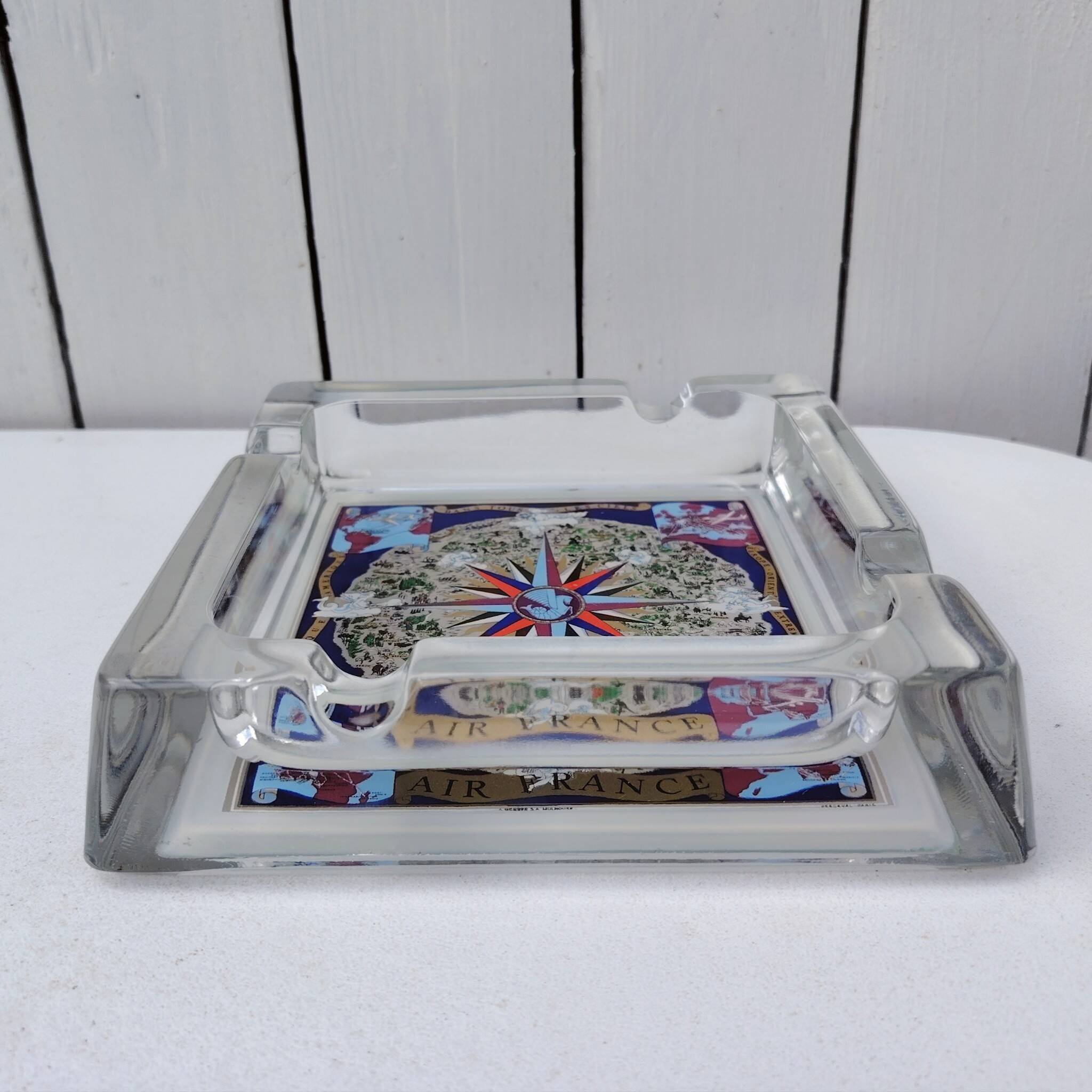 Air France ashtray, "In all skies", vintage
