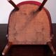 Pair of red Art Deco bridges chairs. Fully original. TBE