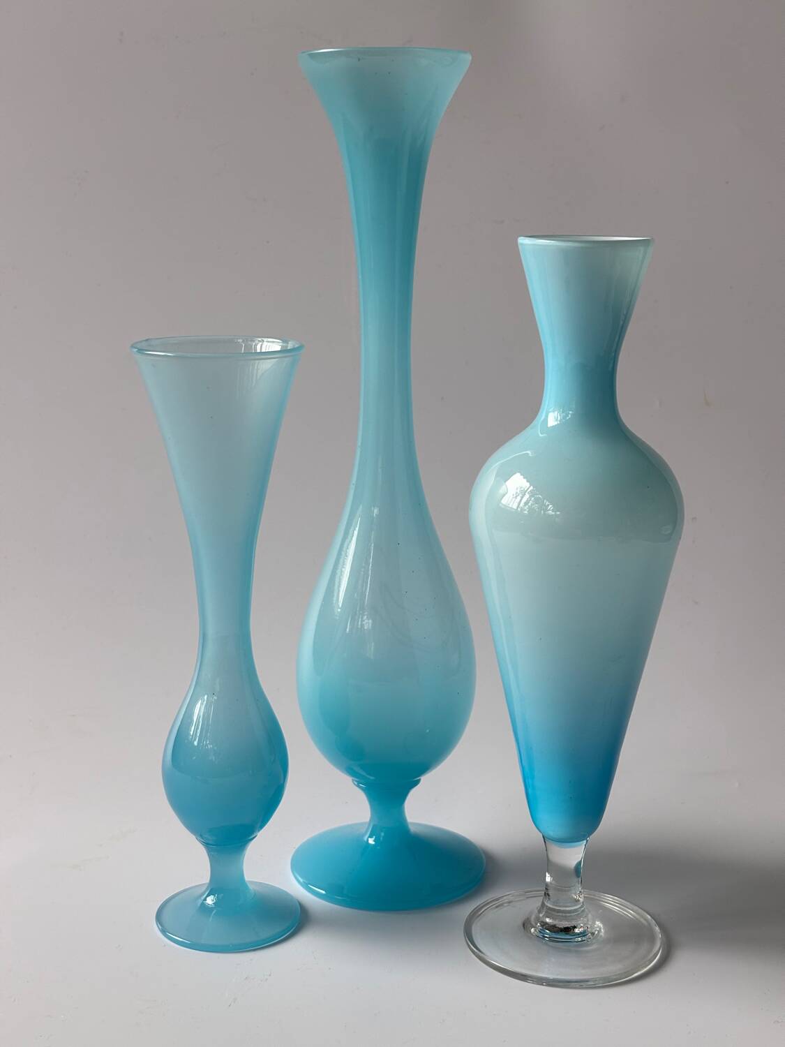 Vintage opaline vases