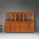 12-Door Monastery or Display Cabinet in Pine, Belgium ca. 1890