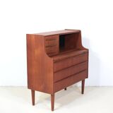 Danish teak secretary