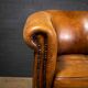 Fauteuil vintage cuir de mouton