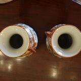 Pair of porcelain vases from Satsuma, Japan, XIXth, H37cm