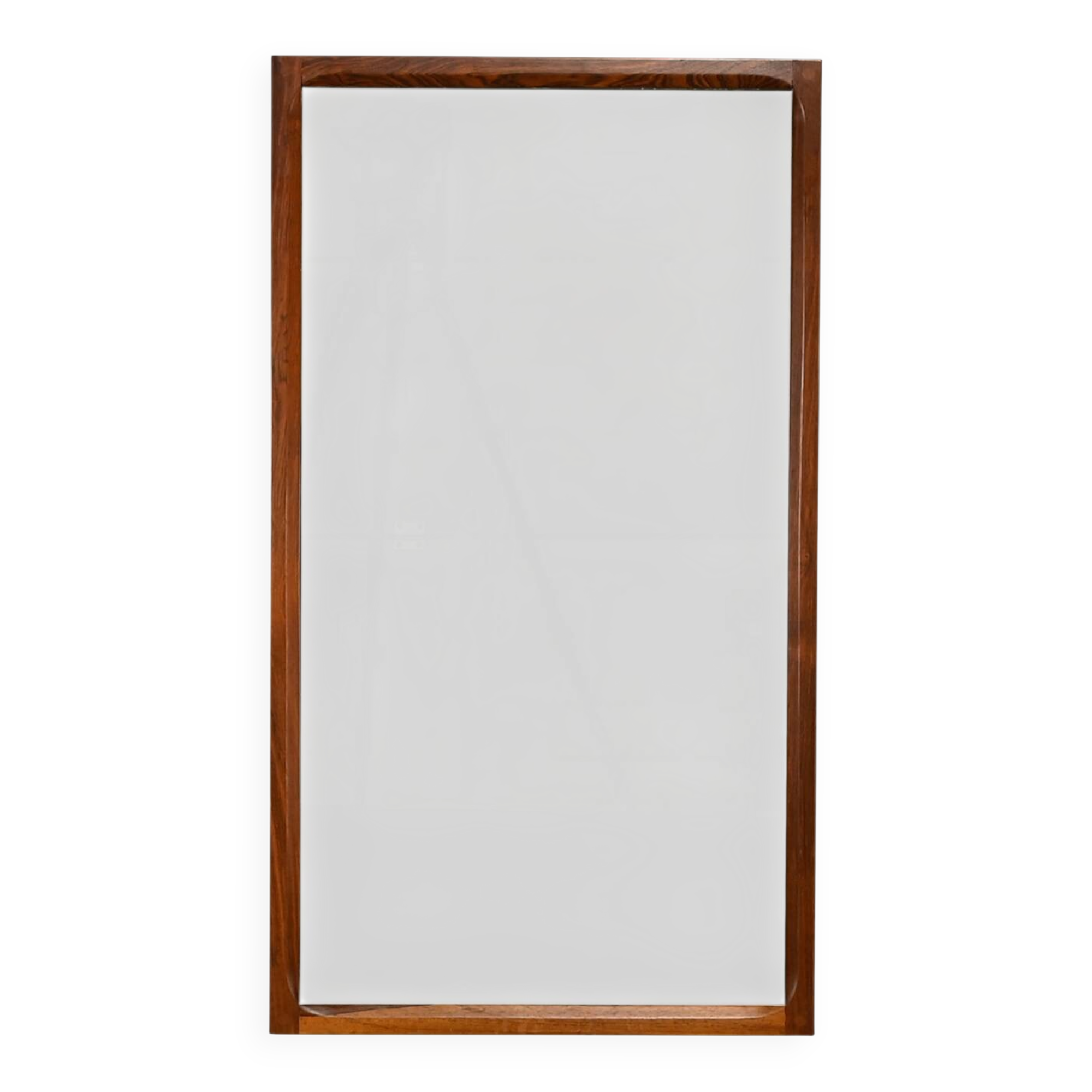 Kai Kristiansen Wall Mirror Model 166 in Rosewood for Aksel Kjersgaard