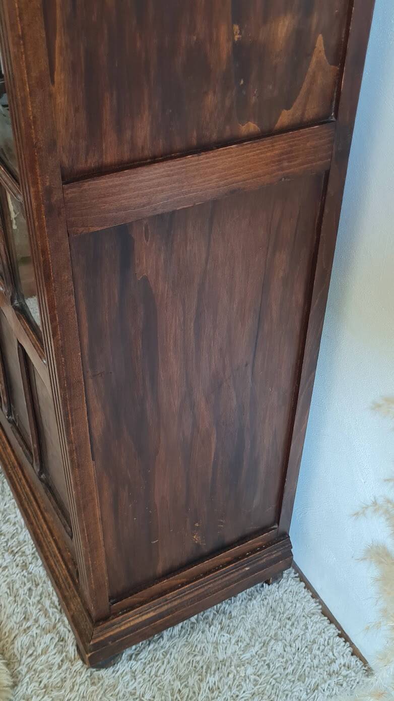 Glass-fronted Parisian wardrobe