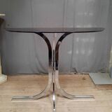 Designer glass and metal console