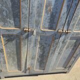3-door wooden locker