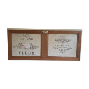 Tête de lit fleur
