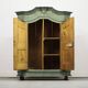 Cabinet de mariage peint d'art populaire 1849
