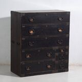 Antique Japanese commode Isho-Dansu in paulownia – Meiji/Taishō period – circa 1890-1920