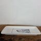 Vintage Mid-Century Ring Dish, Porcelain Tray featuring Alphonse Mucha’s "Amethyst"