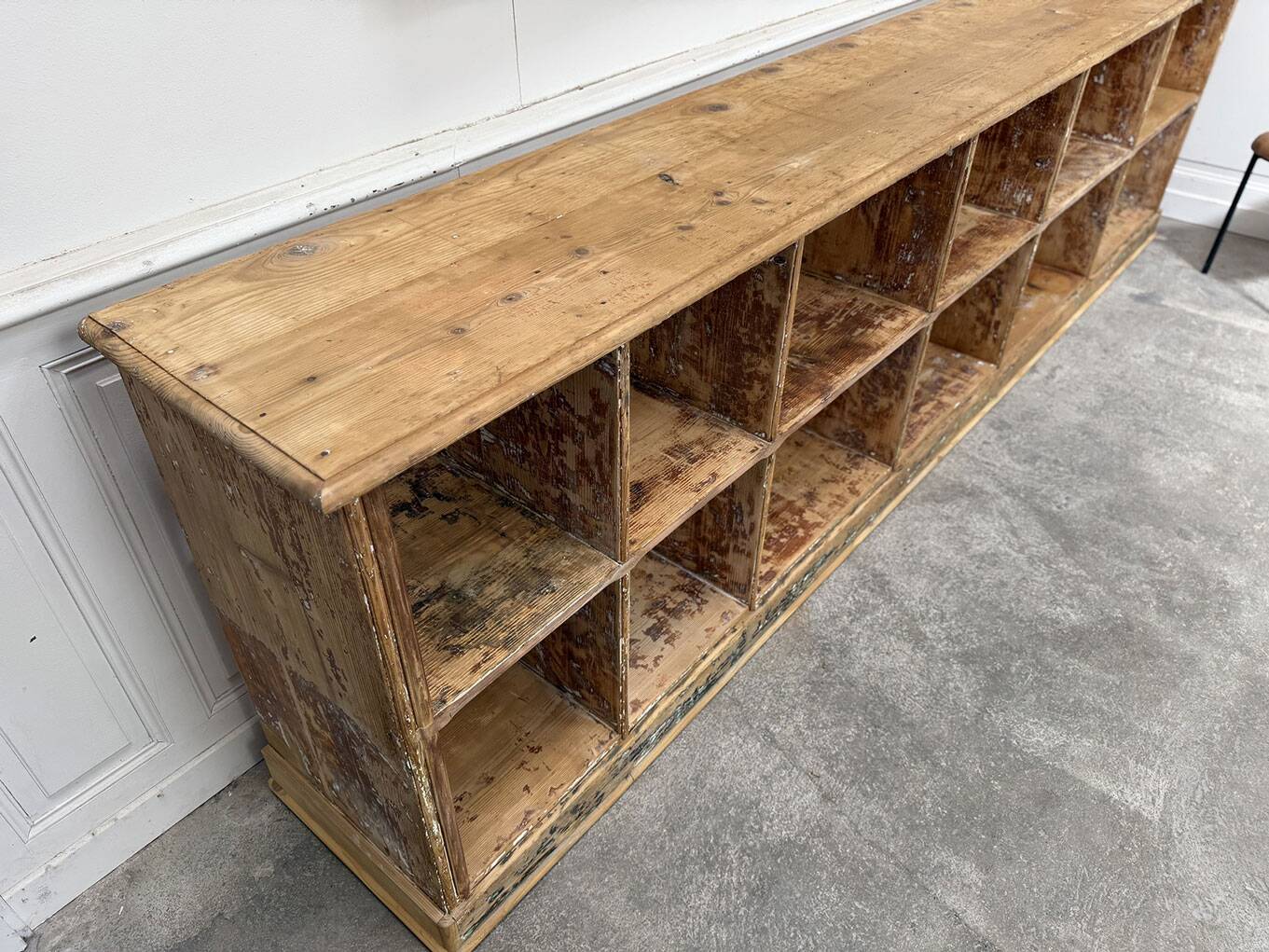 Large shop shelf 1920s sideboard type