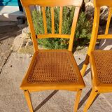 Stella chair pair, caned