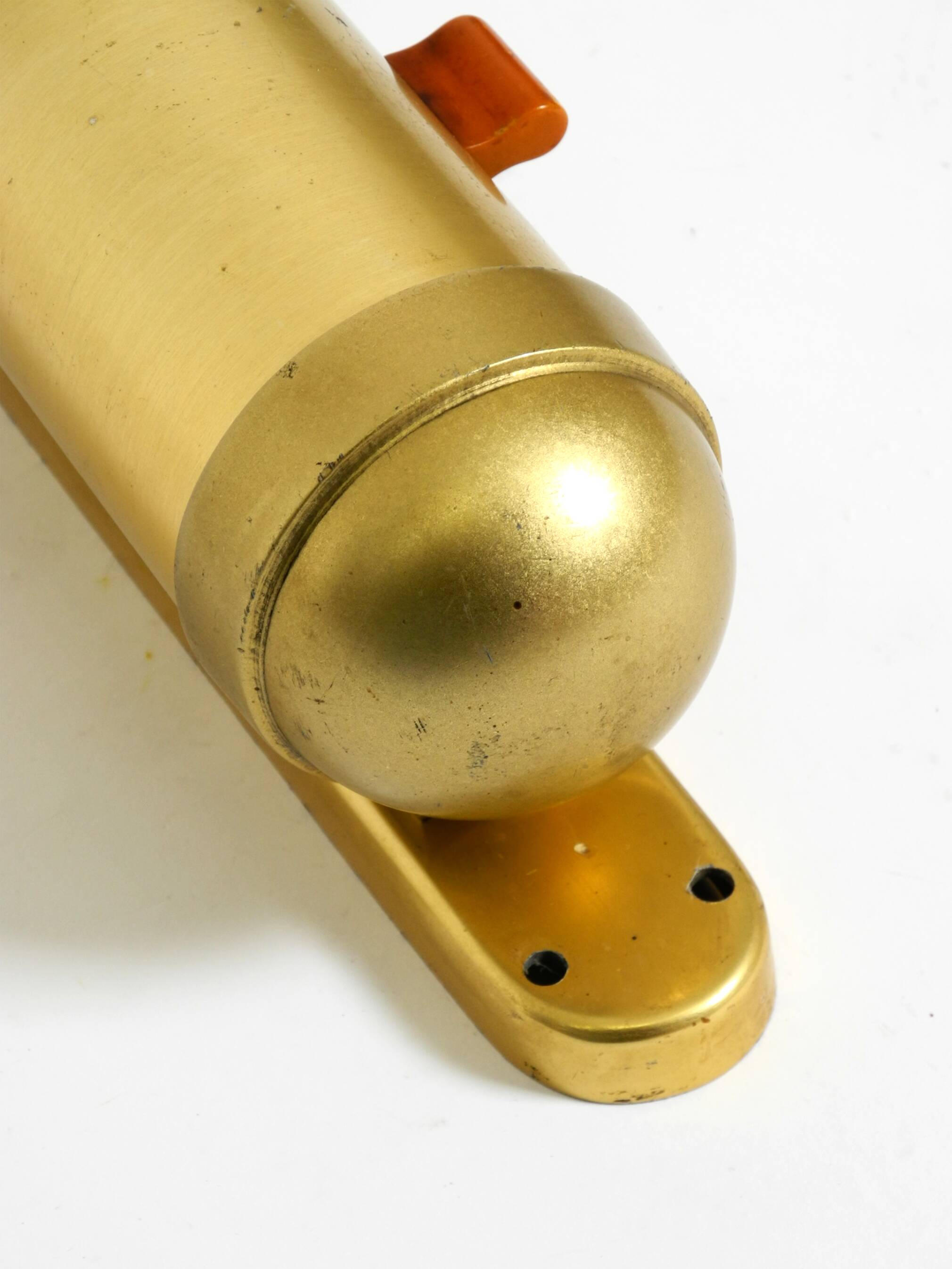 Original 1930s cabin submarine wall lamp in streamlined design