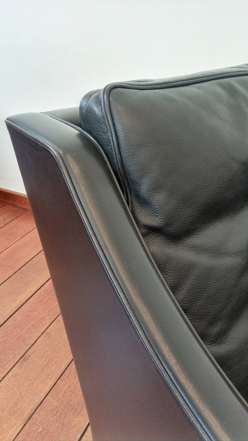 Borge Mogensen pair of armchairs, Fredericia Denmark edition