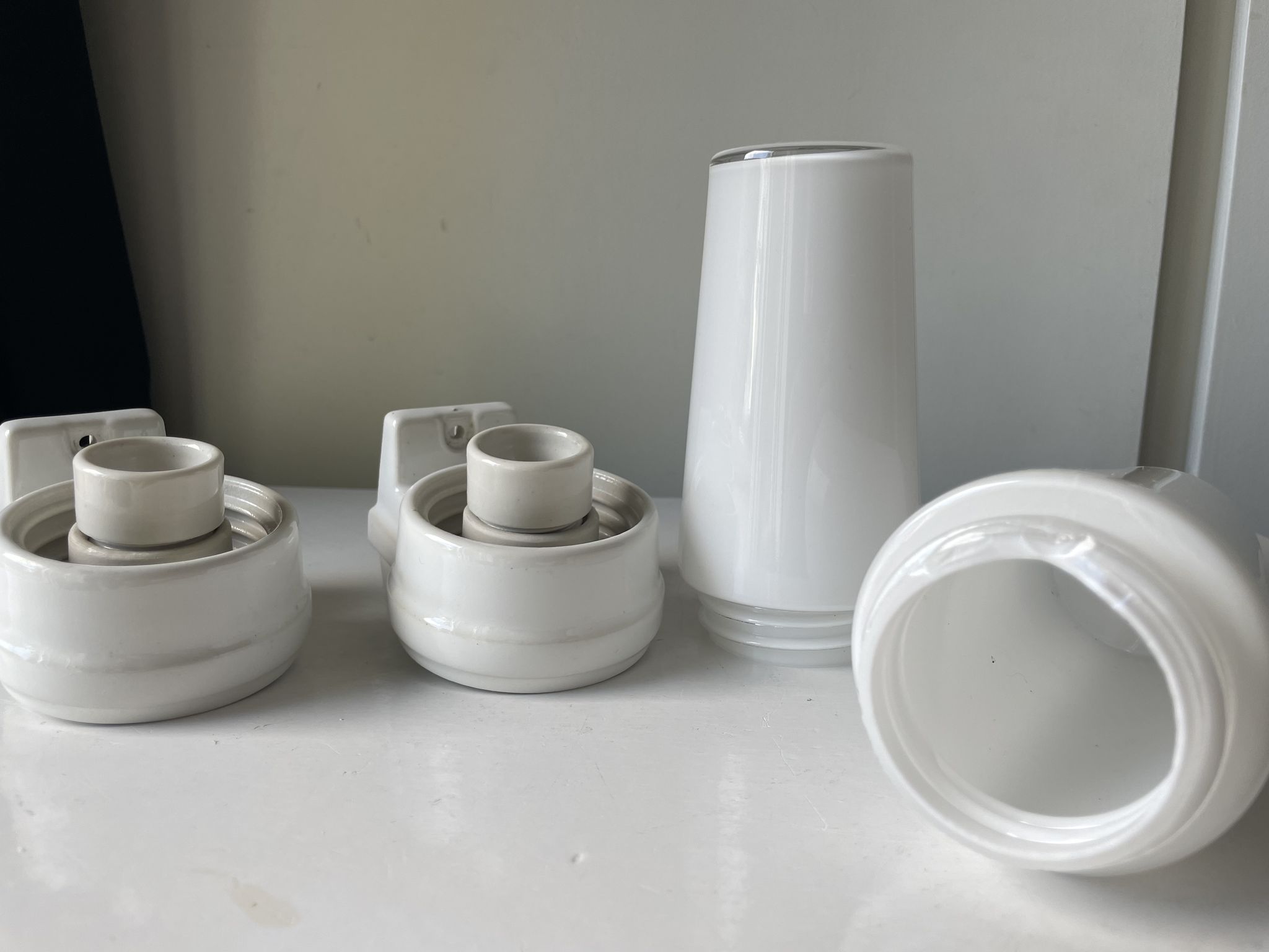 2 Swedish ifo Bernadotte designed bathroom lights