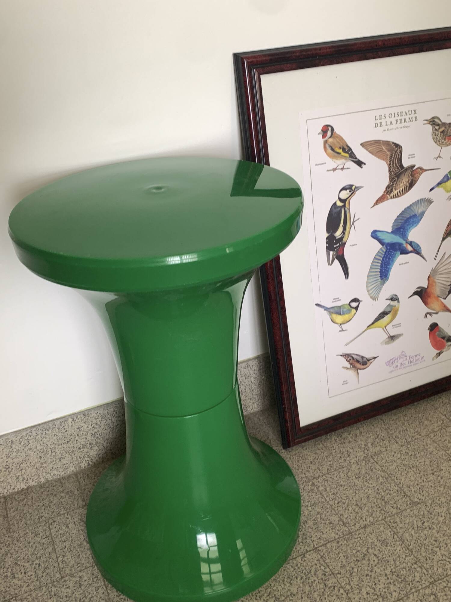 Tabouret Tam-Tam vert (2 dispos)