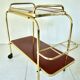 Vintage dessert with serving tray