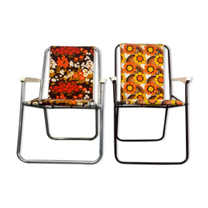 paire de chaises pliantes