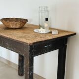 Wabi sabi patinated table