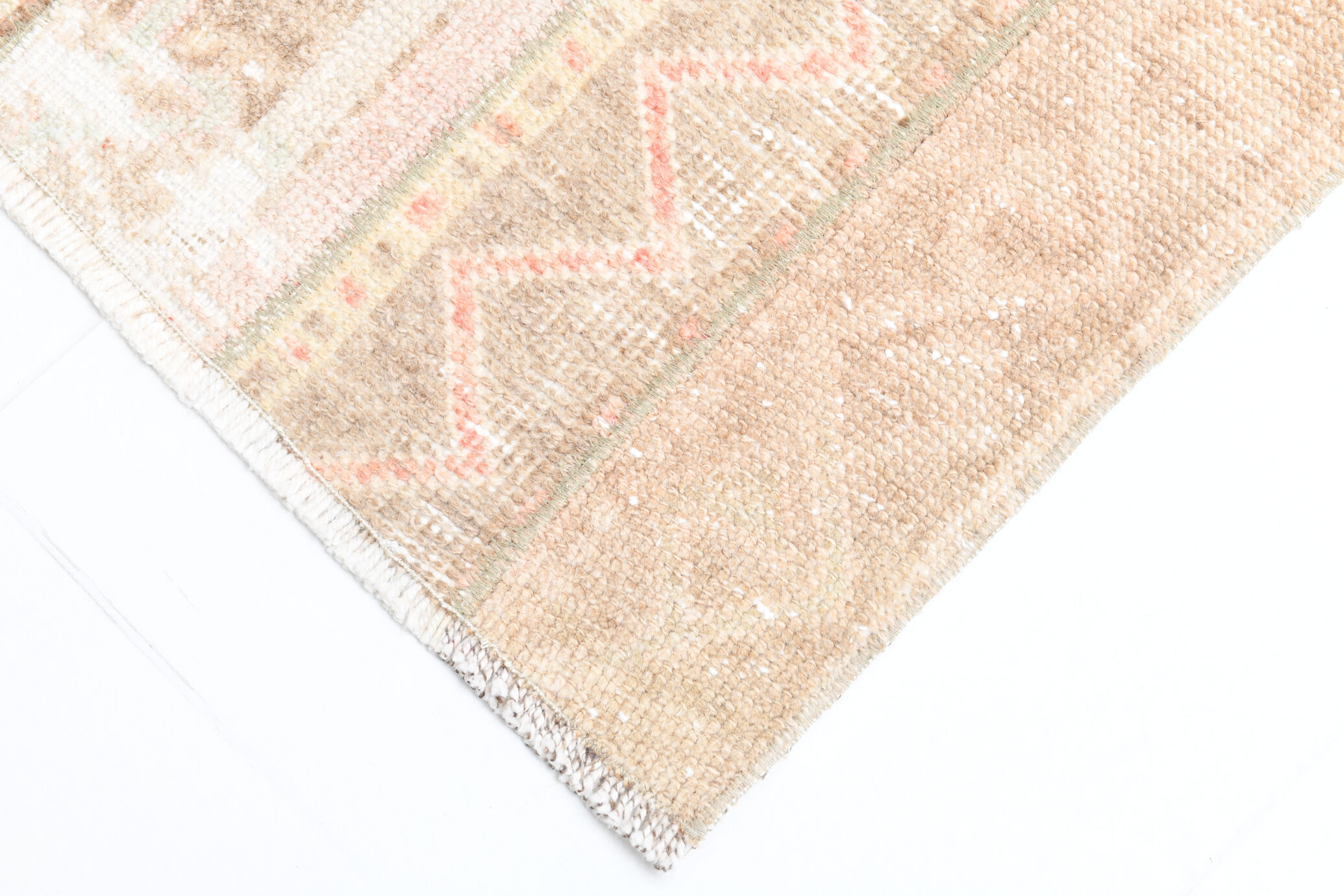 2x9 narrow vintage runner rug, 282x70cm