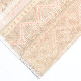 2x9 narrow vintage runner rug, 282x70cm