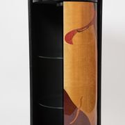 Vintage postmodern bar cabinet by Giovanni Offredi for Saporiti Italia