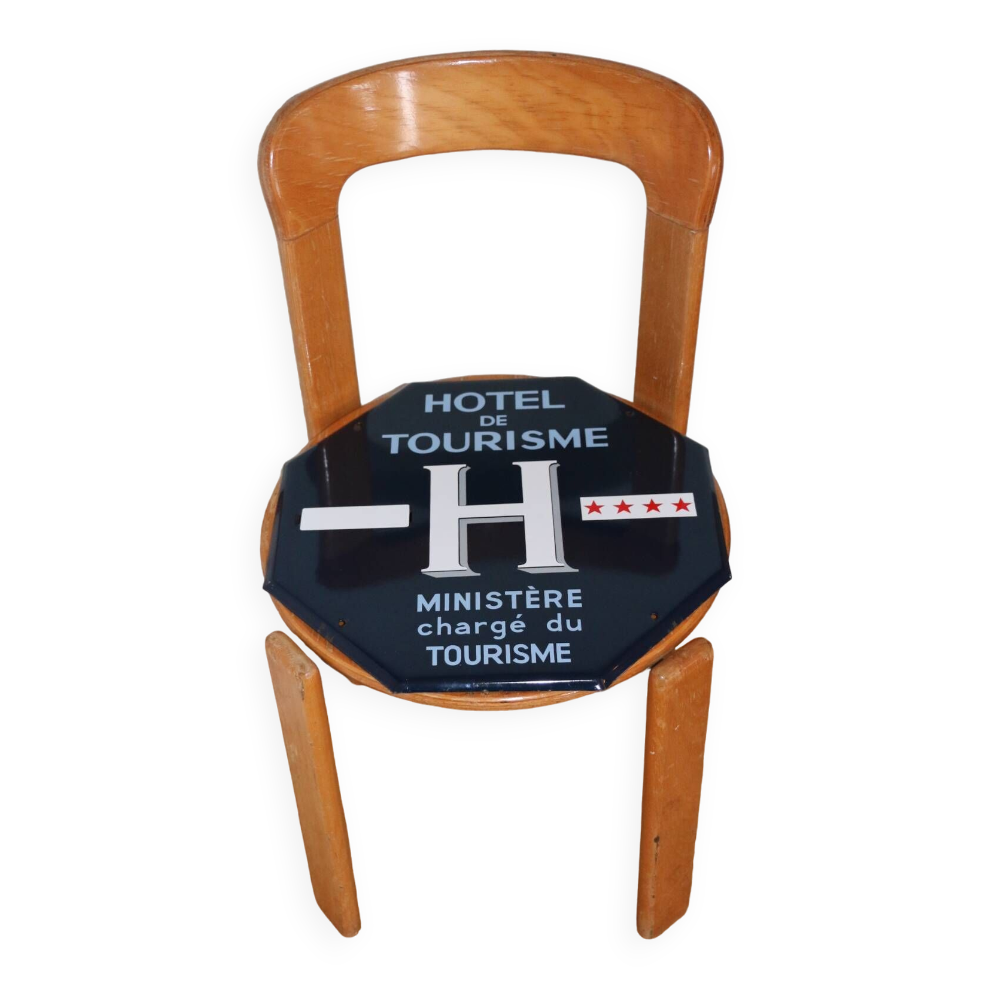 Enameled sign “tourist hotel” 4 stars