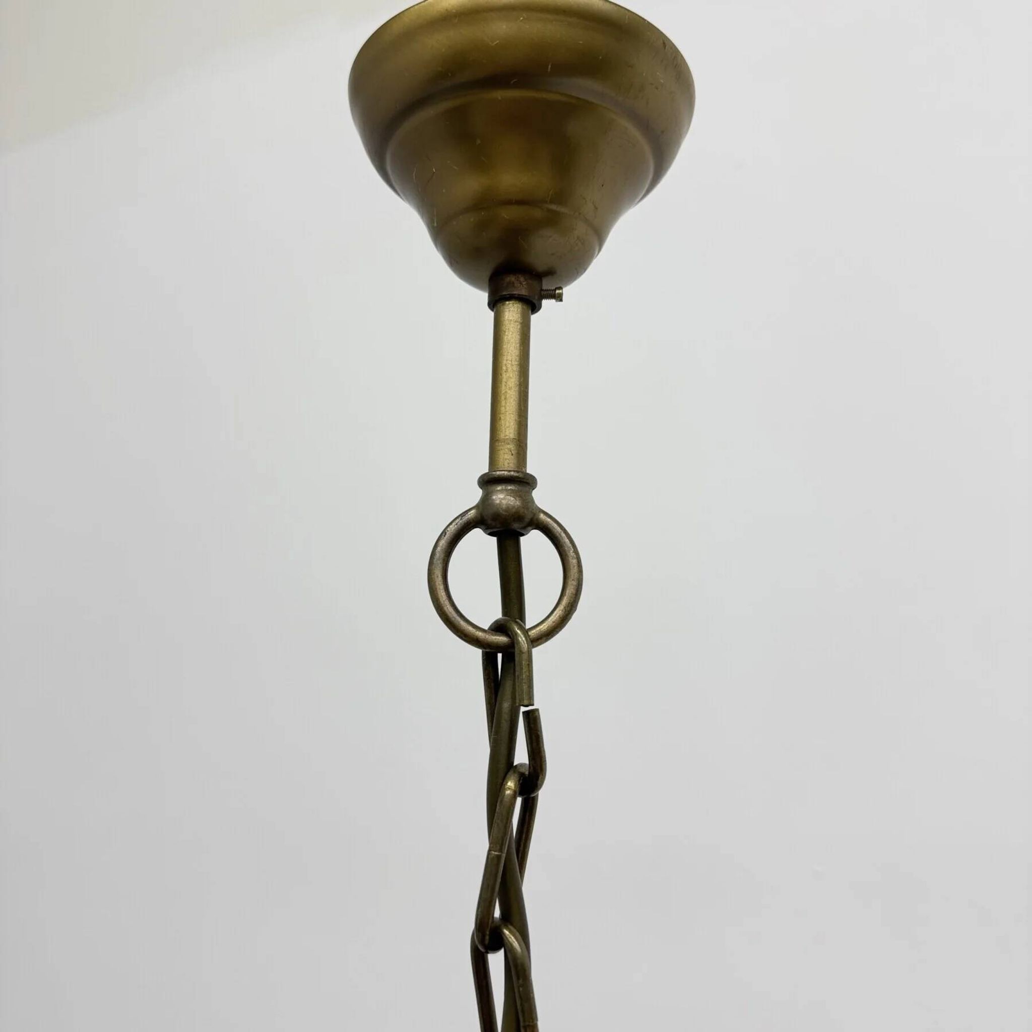 Suspension en verre brutaliste, années 1970