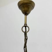 Suspension en verre brutaliste, années 1970