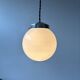 Pair of old small opaline pendants 13 cm vintage