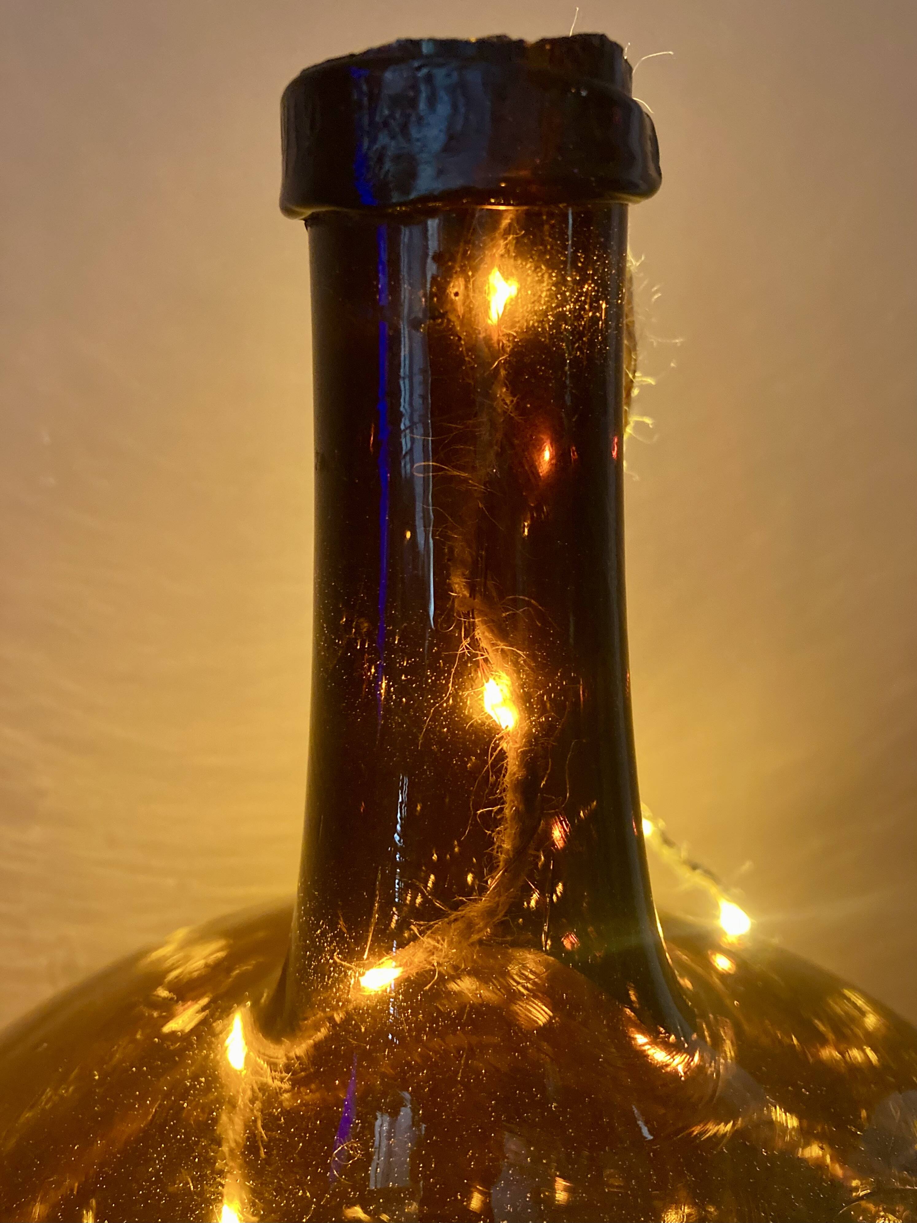 Amber demijohn from the end of 1800