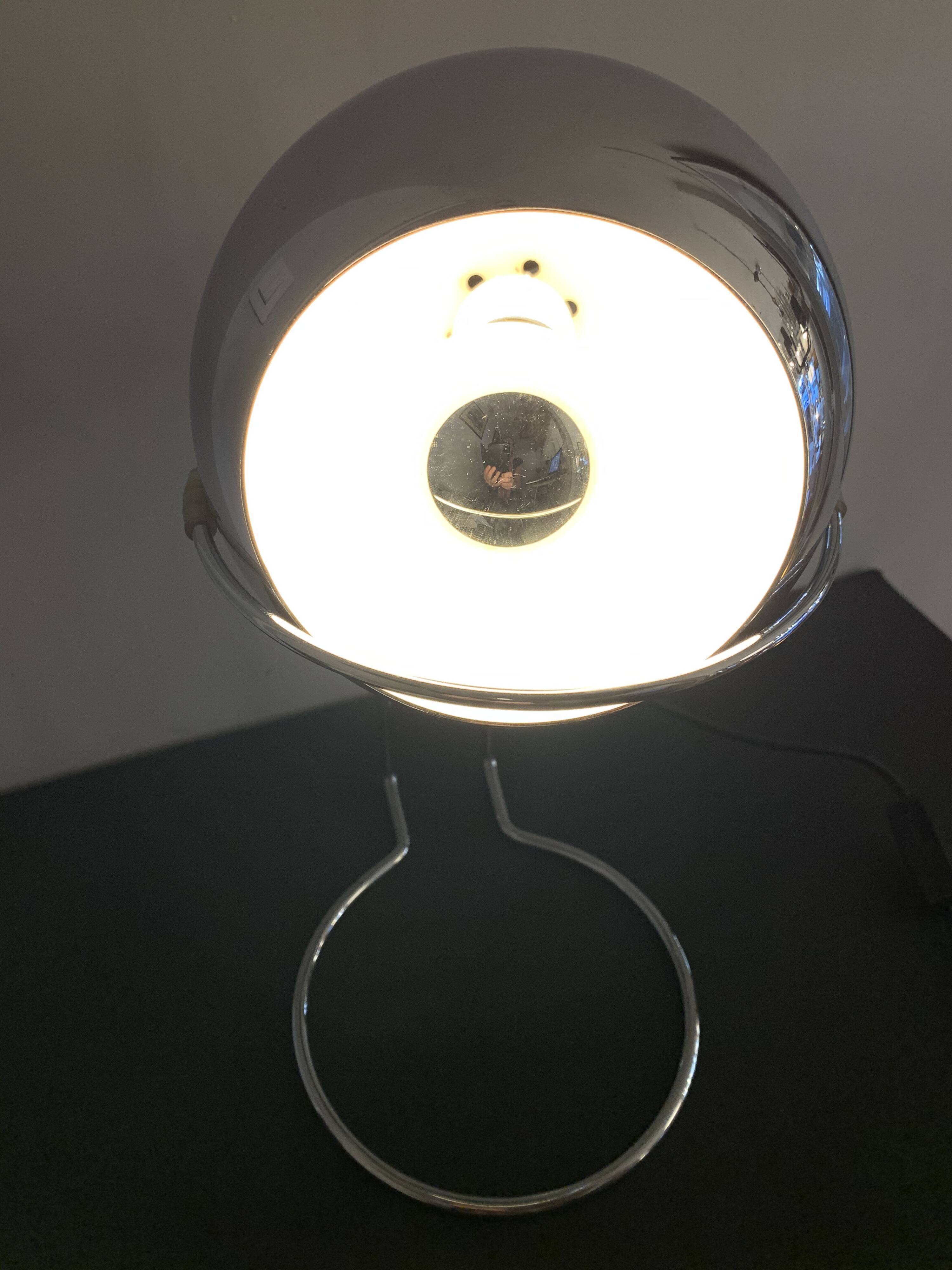 Lampe eyeball Goffredo Reggiani 1970