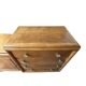 Commode asymétrique art déco chêne brut rénovée