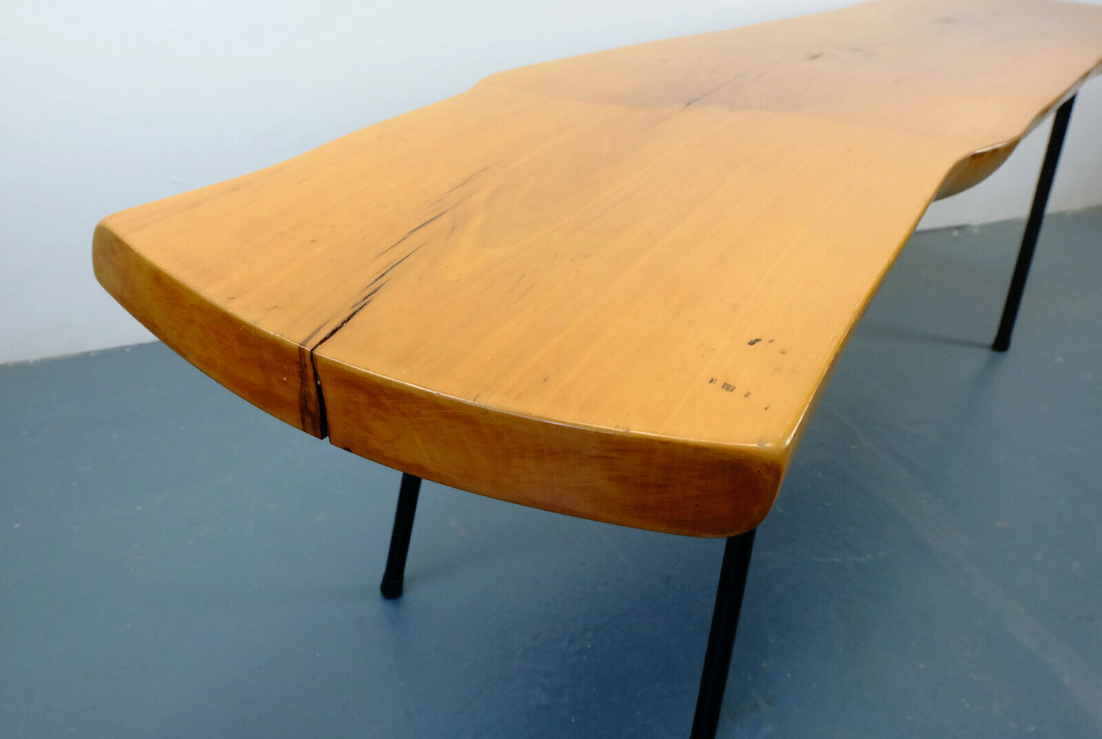 50s coffee table in solid cherry wood