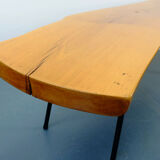 50s coffee table in solid cherry wood