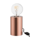 Lampe moderne cylindrique cuivrée