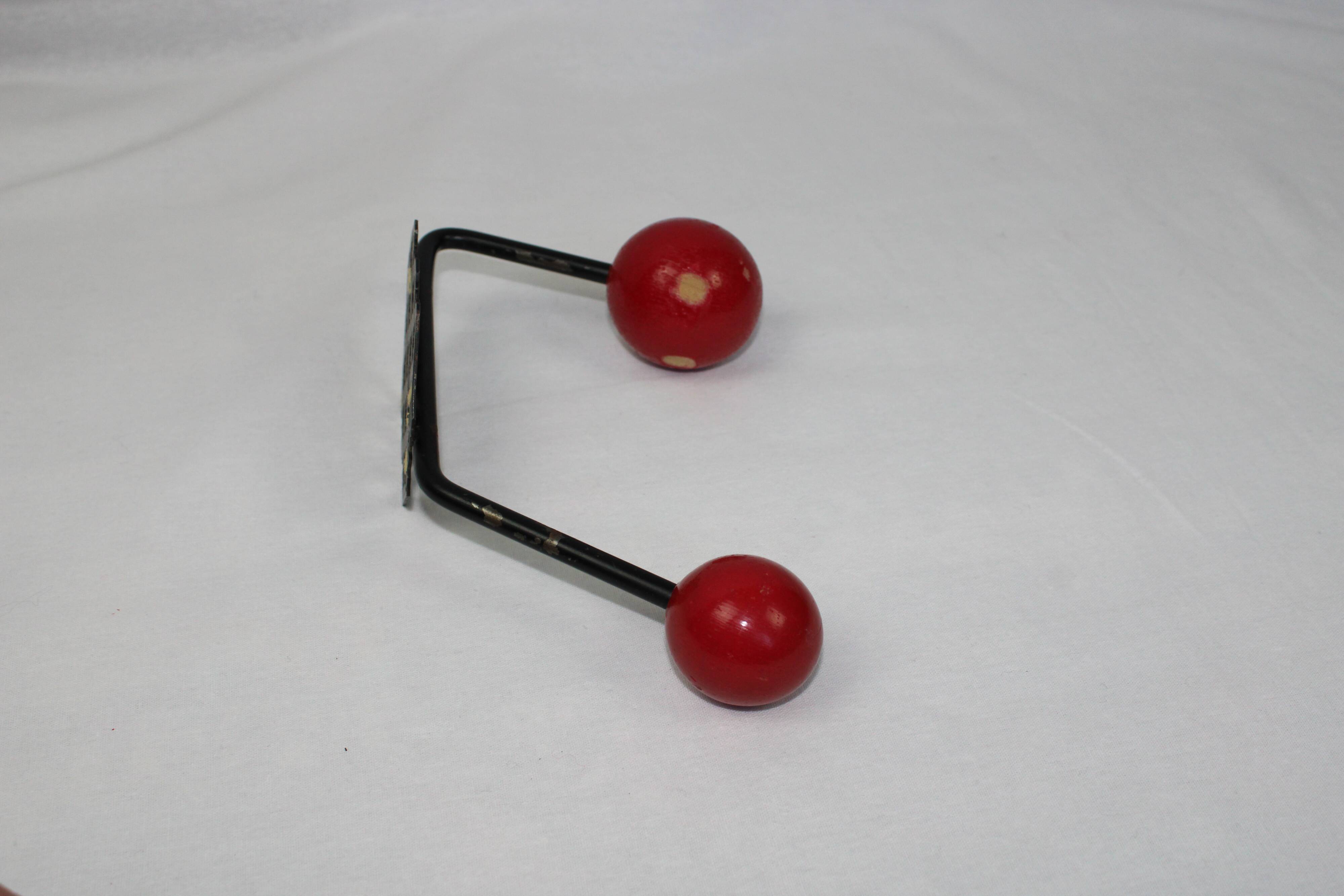 Two-ball patère