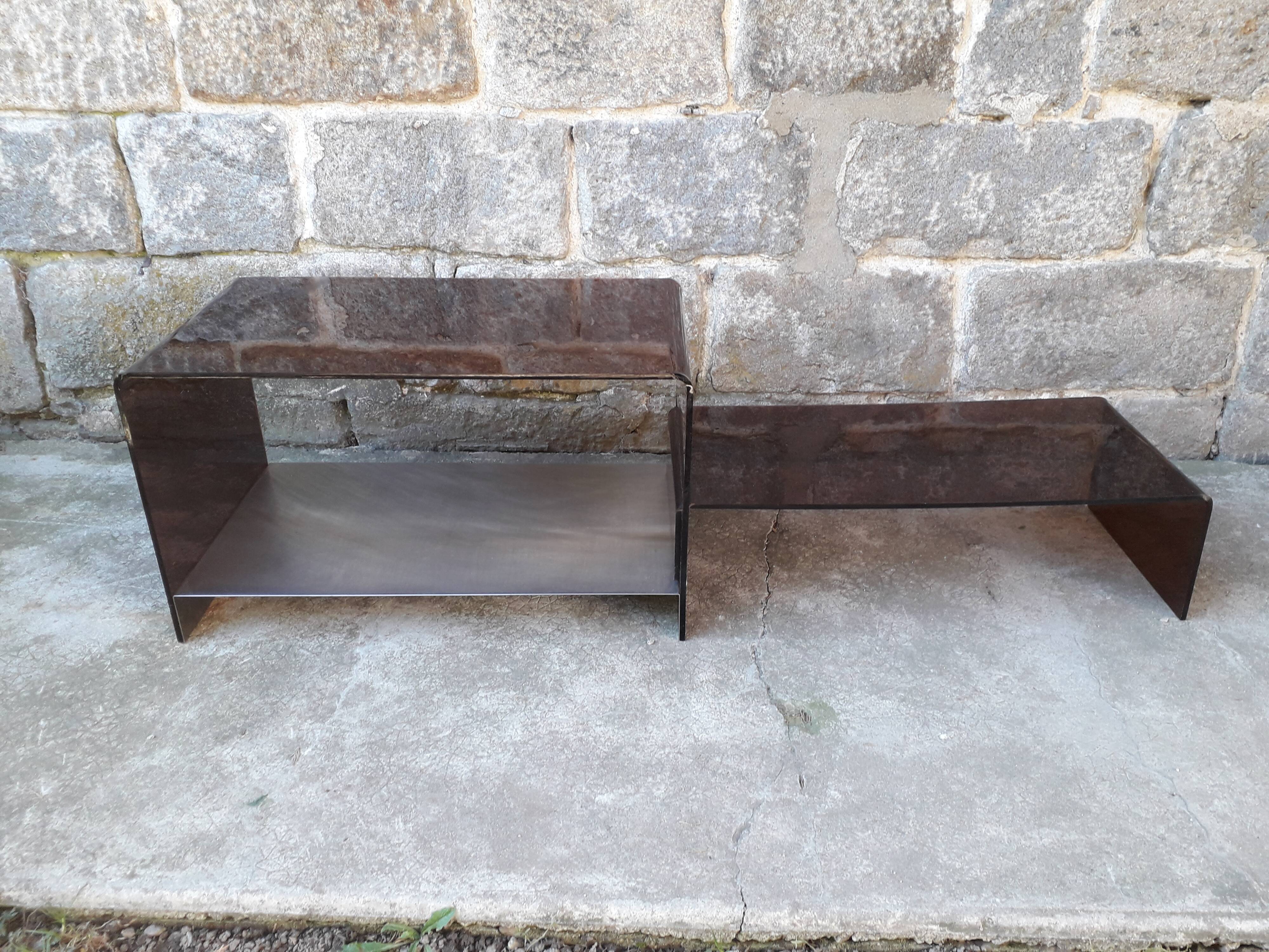 Vintage Plexiglas coffee table