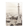 CHARCOAL DRAWING OF BARCELONA VIEW OF PARK GUELL. CITYSCAPE OF BARCELONA.