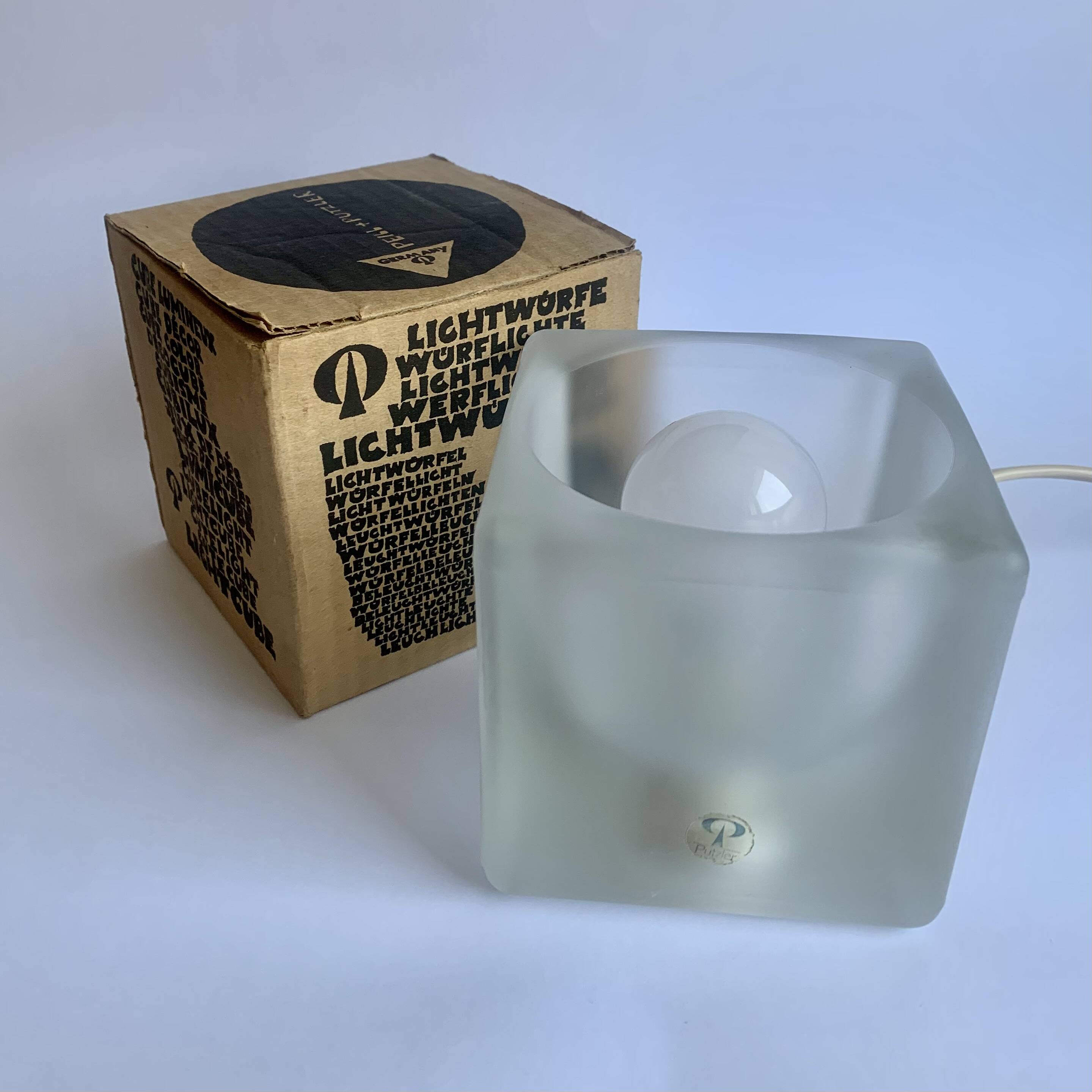 Lampe de table par peill & putzler, années 1970