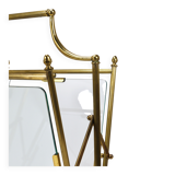 Neoclassical magazine rack by Maison Jansen, France, 1950s.