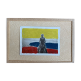 Bold pastels in old photo _Hastings 1928