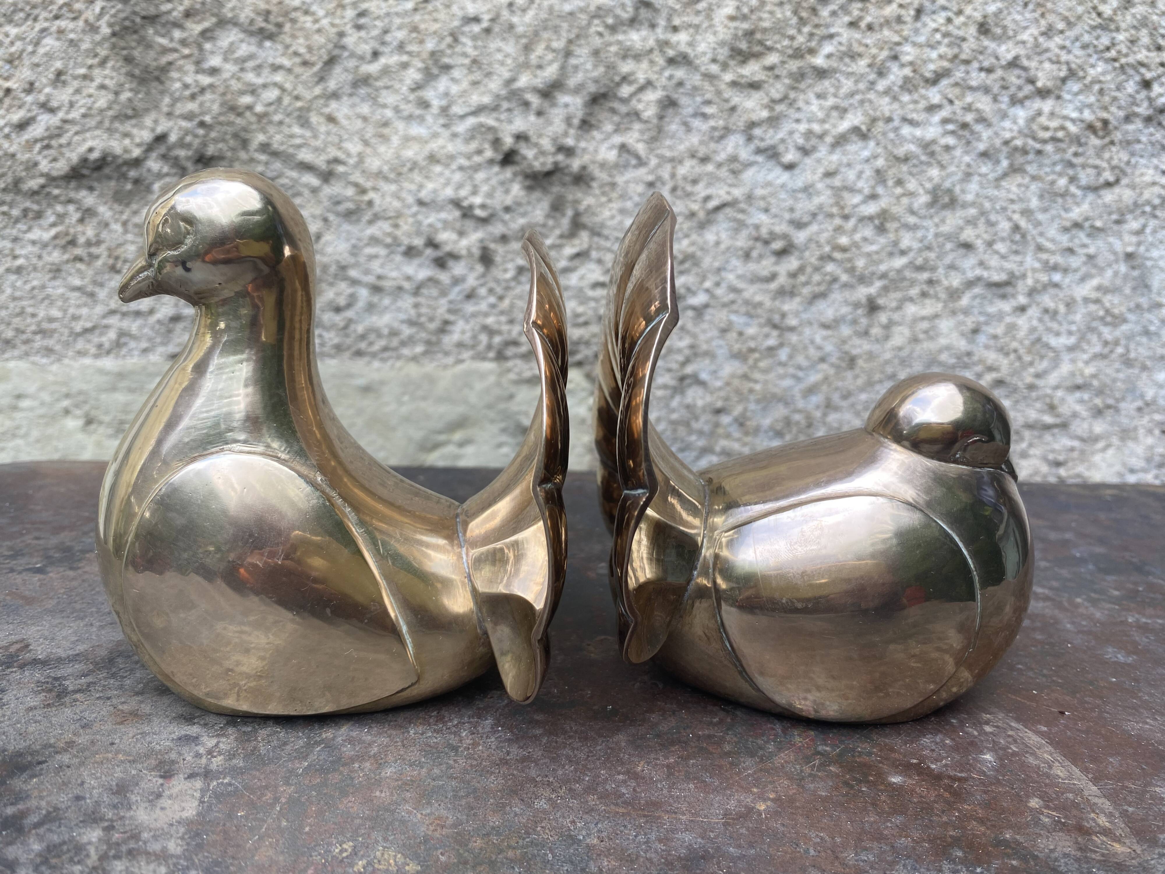 Vintage brass pigeon book greenhouse