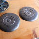 Set of 4 Cyclope oyster plates – Émaux des Glaciers