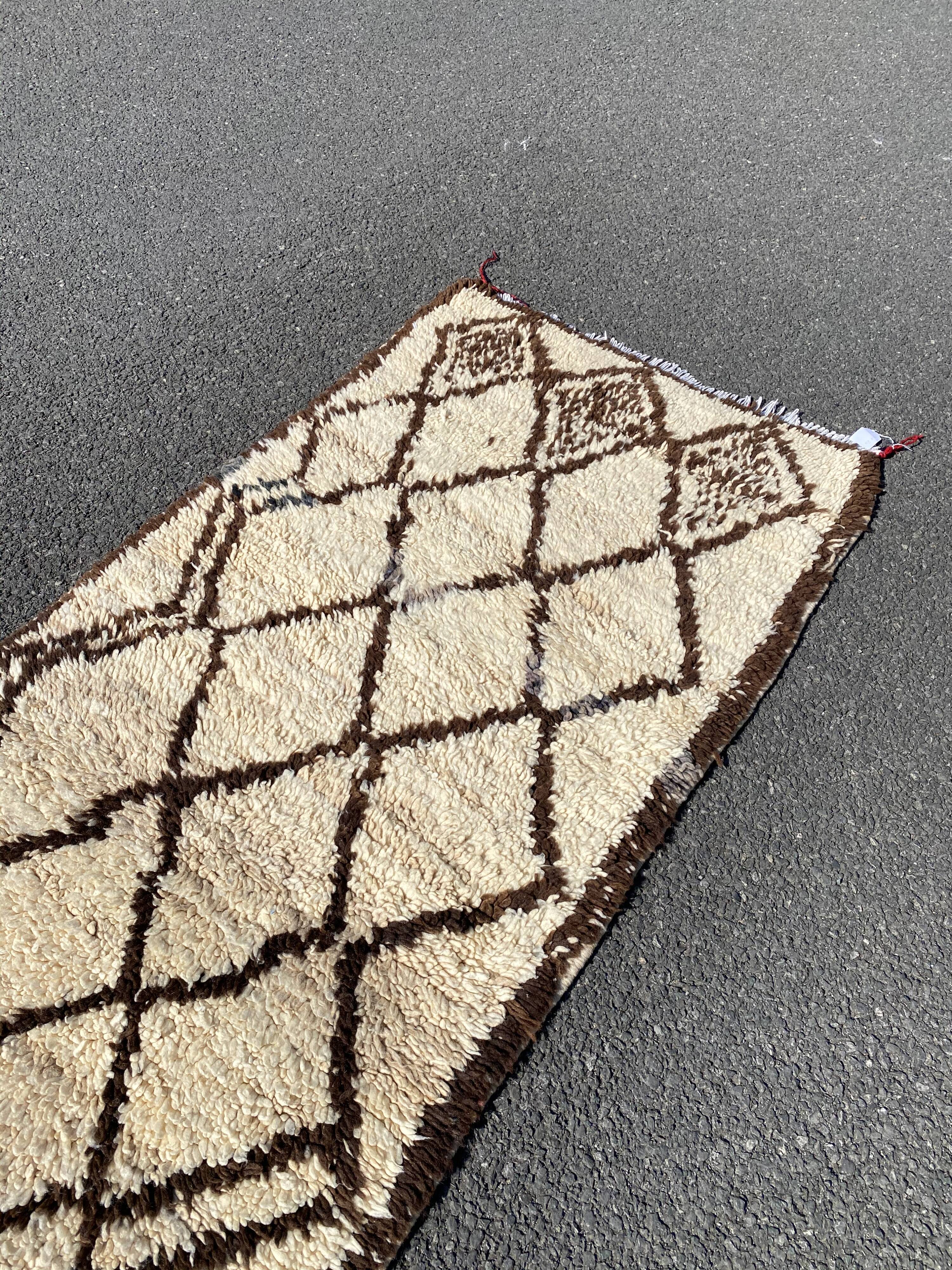 Beni Ouarain berbere carpet 80x180 cm