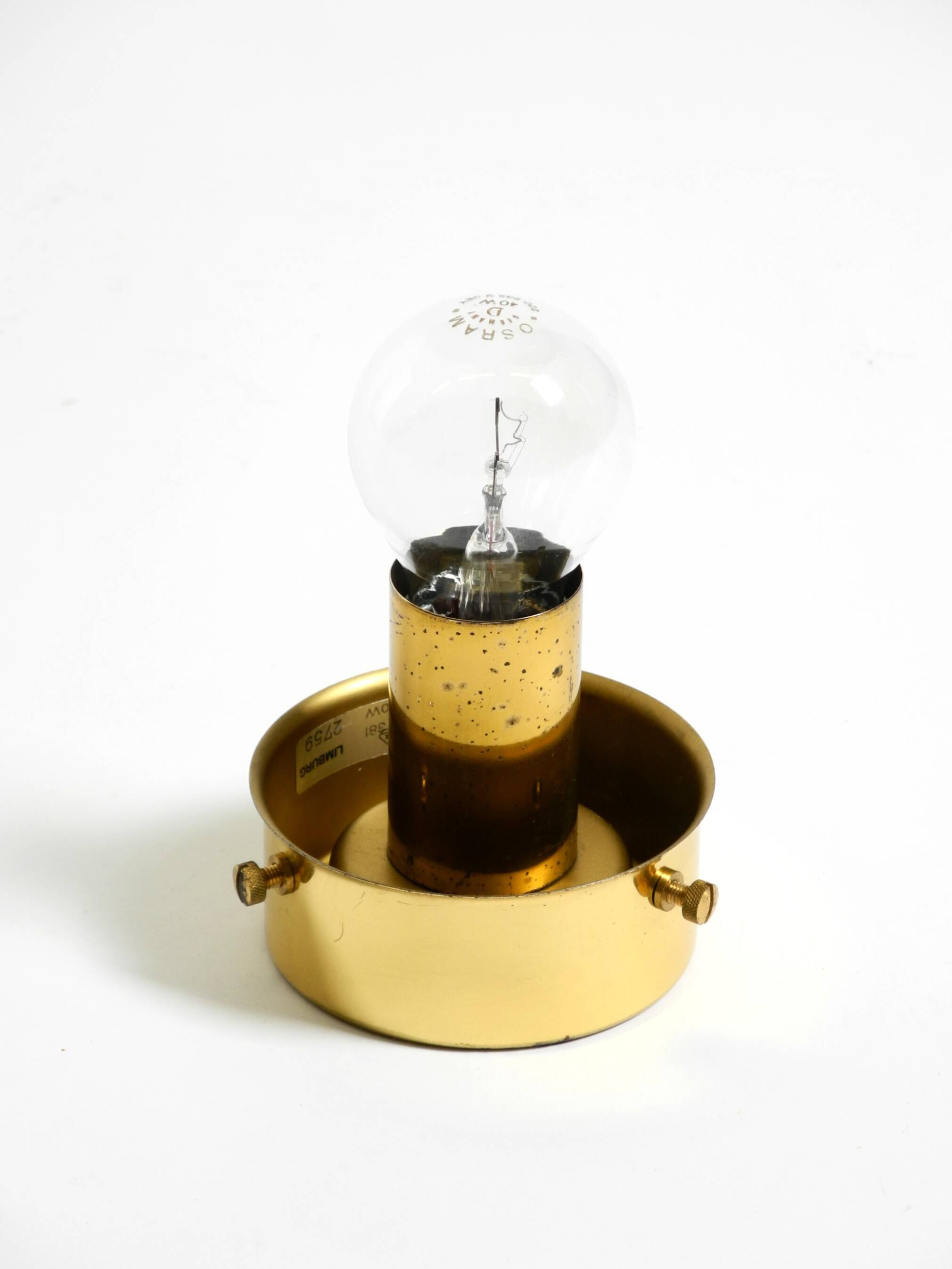 Beautiful 1970s Limburg glass ceiling lamp in octagon shape