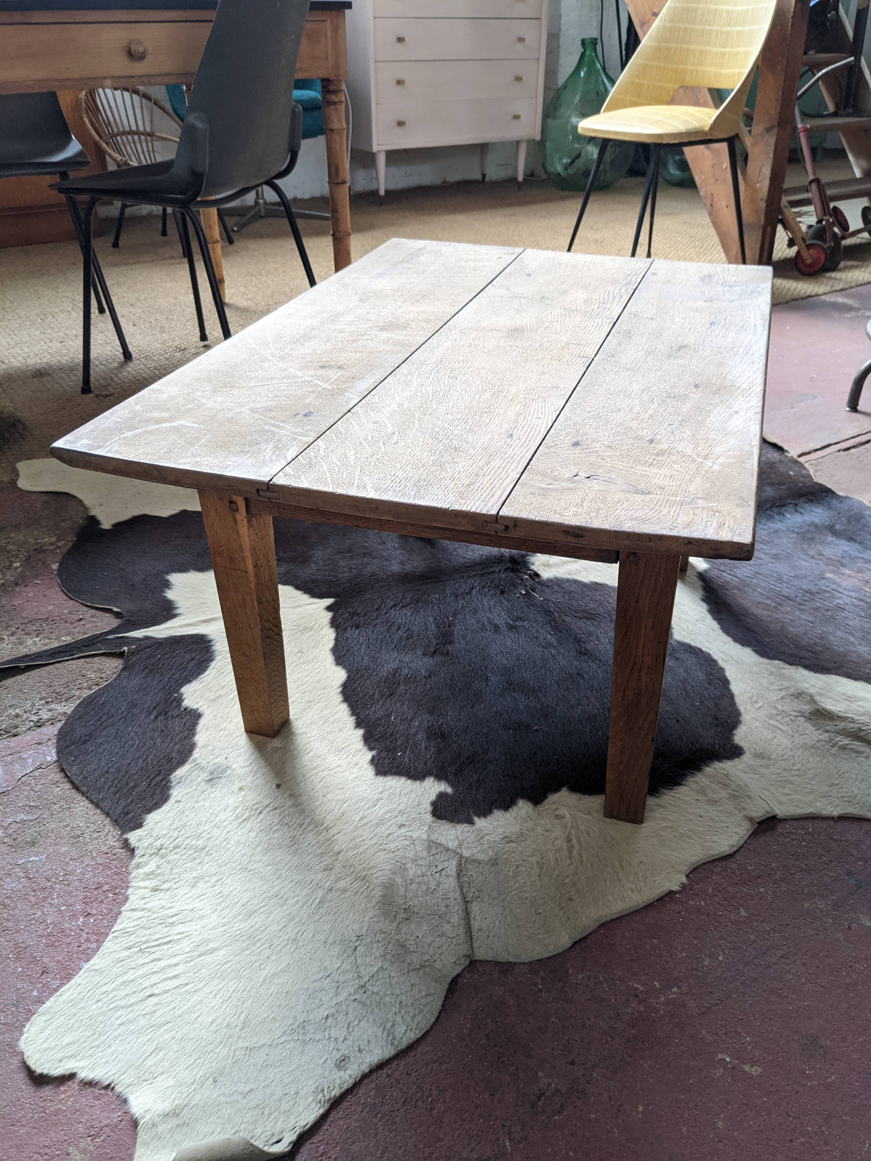 Oak coffee table