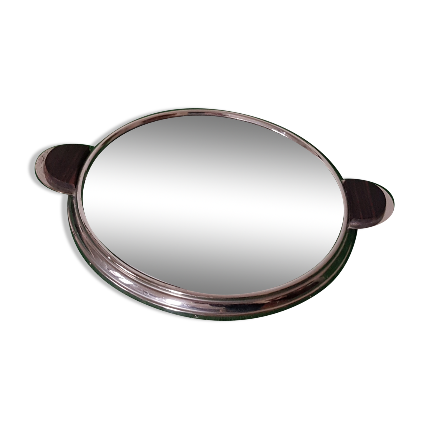 Round mirror tray