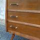 Compass foot chest of drawers